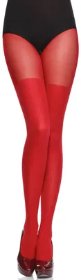 Image de Collants pour femmes Merry Style MS 387 (rouge, taille L (40-44)) .