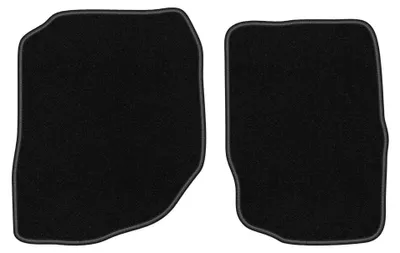 Imagen del producto de Alfombrillas delanteras de moqueta punzonada para Dodge Durango II 2002-2010 (SUV) – 2 piezas, negras, a medida – Wielganizator BASIC