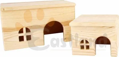 Produktbild von Ollesch Nagerhaus Holz 28 x 16 x 18 cm