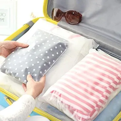 Produktbild von PolkaHome® 25-teiliges Reise-Aufbewahrungstaschen-Set – Wasserdicht und geruchsdicht – 5 Größen