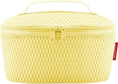 Produktbild von reisenthel coolerbag S pocket, Kühltasche, Isolierte Tasche, Thermotasche, Mesh Lemon, 2.5 L, LG2036