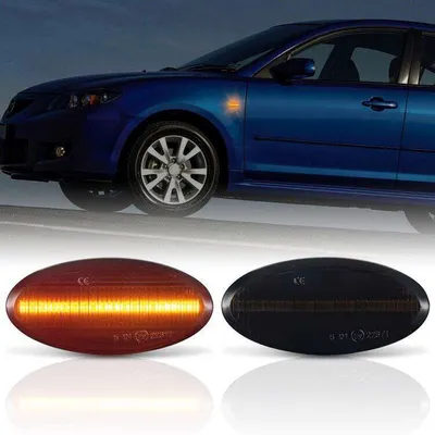Obrázek produktu pro Led boční blinkr pro MAZDA 2 | 3 | 5 | 6 | MPV II | BT-50 | BLACK