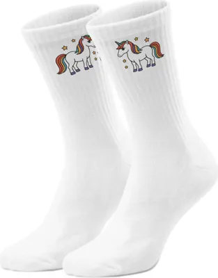 Produktbild von epicsocks Unicorn Dreams Weißes Einhorn Socken in 42-46 im Paar
