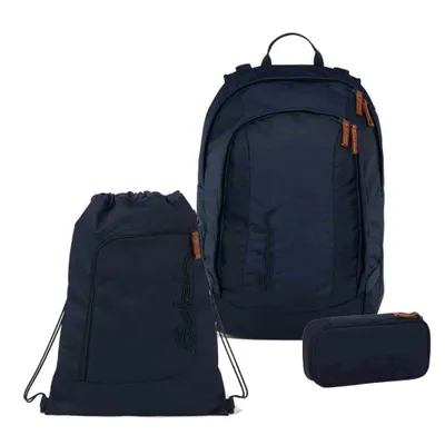 Produktbild von Satch Air Nordic Blue Skandi Edition Schulrucksack Set 3tlg.