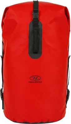 Productafbeelding van Highlander waterdichte rugzak, model Troon, drielaags laminaat, transporttas/droge tas, 70 liter - Rood
