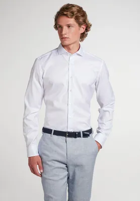 Produktbild von Eterna Herren Hemd Slim Fit 1/1 Arm 8817-00-F182 AL: 67cm Gr. 46 weiß