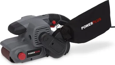 Produktbild von Bandschleifer Powerplus 1010W, Band 533x73 mm, Schleiffläche 90x187 mm, Geschwindigkeit 380 m/min, Inkl. Staubbeutel