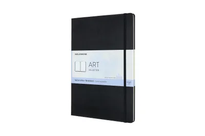 Produktbild von Moleskine Aquarell-Notizbuch A4, 200g-Aquarellpapier, Schwarz