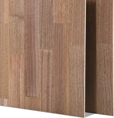 Image de 6 pièces de contreplaqué collé en noyer noir 12" x 12" Bois non traité pour le bricolage et la gravure laser