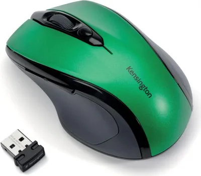 Image de Kensington Pro Fit Mid-Size - Souris - pour droitiers - optique - sans fil - 2.4 GHz - récepteur sans fil (USB)