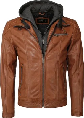 Produktbild von JCC Lederjacke 310-19-222 Herren cognac 50