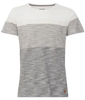 Produktbild von BLEND BHJakob Herren T-Shirt Kurzarm Shirt mit Colorblockmuster und Rundhalsausschnitt aus 100% Baumwolle