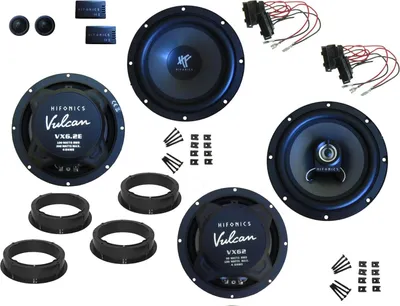 Produktbild von Hifonics Lautsprecher Set für VW Polo V 6r Bj 09-17 Tür Vorne hinten 380 Watt