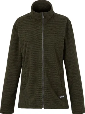 Produktbild von Regatta - "Heidy" Fleece für Damen, Durchgehender Reißverschluss RG12315 (44 DE) (Dunkel-Khaki)
