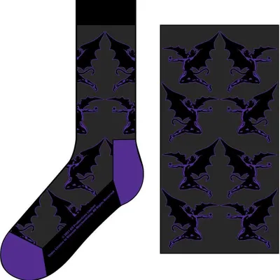 Obrázek produktu pro Black Sabbath - Kotníkové ponožky pro muže/dámy unisex RO3452 (40,5 EU - 45,5 EU) (Black/Purple)