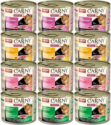 Produktbild von Animonda Carny Adult Mix 2 12x200g Herzhafte Variation