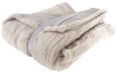 Produktbild von Kuscheldecke super weich Fellimitat 150x200 Wohndecke 3 Farben wählbar
