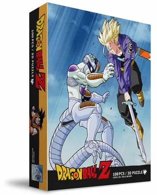 Productafbeelding van Dragon Ball Z puzzel met 3D-effect: Trunks vs. Frieza (100 stukjes)