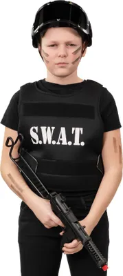 Produktbild von SWAT Weste S.W.A.T. Spezialeinheit Kinder Karneval Fasching Kostüm 116-152