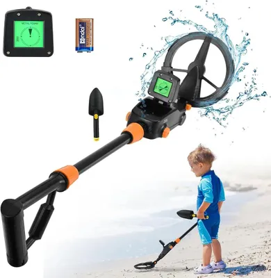 Image de Détecteur de métaux pour enfants, détecteurs de métaux légers avec écran LCD et indicateur sonore