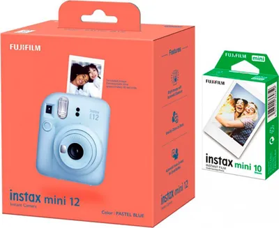 Produktbild von Fujifilm | Instax Mini 12 Camera + Instax Mini Glossy (10pl) | Pastel Blue | 800