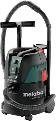 Produktbild von Allzwecksauger Metabo ASA 25 L PC, 25 L Tankvolumen, 3.5m Schlauch, Polyester Filter, 330mm Bodendüse