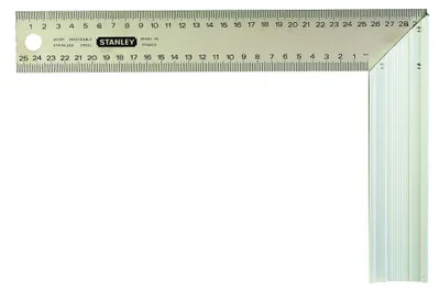 Produktbild von Schreinerwinkel Schenkel-L.300mm m.Gehrung Kurzer Schenkel 200mm STANLEY