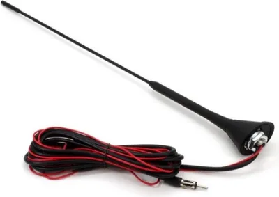 Produktbild von Antenne 40 cm Stabantenne für Autodach Modell 01511, 2,3m Kabel, 5mm Einbaudurchmesser