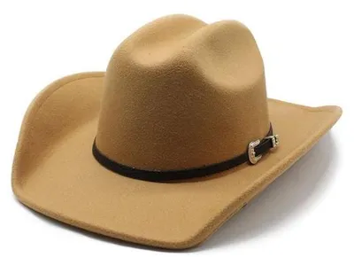 Obrázok produktu pre Malý kovbojský klobúk, khaki, so širokou krempou, na pláž, pánsky
