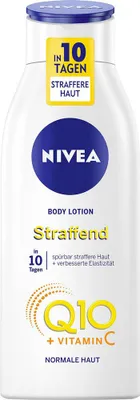 Produktbild von NIVEA Body Lotion Q10 + Vitamin C, Lotion, Frauen, Kräftigend, Feuchtigkeitsspendend, Glättend, Jeder Hauttyp, 400 ml, Flasche