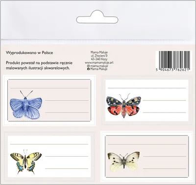 Image de Autocollants pour carnets Papillons