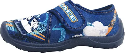 Immagine prodotto di Scarpe Fischer, modello Boogy, scarpe per bambini, pantofole da interno, pantofole blu, modello da casa, modello casual