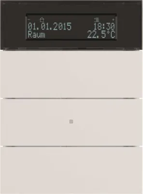Produktbild von BERKER GMBH BER EIB Tastsensor 75663599 3-fach mit Raumtemp.-Regler Regler