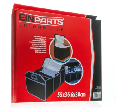 Image de Organiseur de coffre Einparts avec sac isotherme, 58 × 352 × 31 cm, pliable