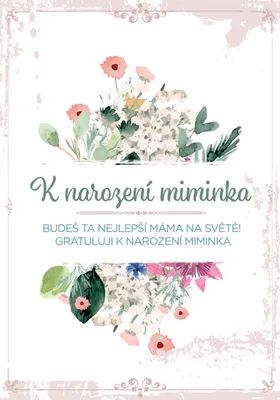 Obrázek produktu pro Přání k narození miminka