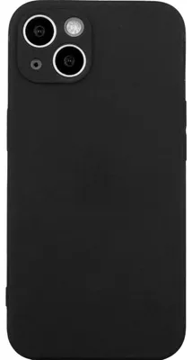 Produktbild von Mobigear Colors iPhone 15 Plus Schutzhülle, flexibles TPU-Rückseitenetui - Schwarz