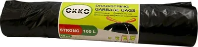 Imagen del producto de Bolsas De Basura Okko Strong, 100 Litros, Paquete De 10 Unidades