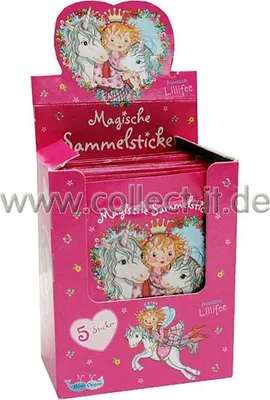 Image de Princesse Lillifee et la licorne magique autocollants à collectionner 2013 - 1 présentoir