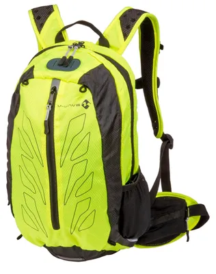 Image de Sac à dos de bikepacking M-Wave, jaune fluo, capacité 15 litres