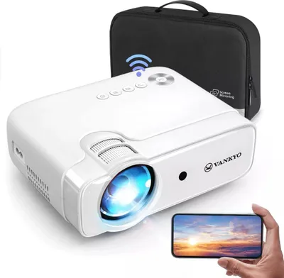 Produktbild von VANKYO D30T Beamer HD WLAN native 720P 5000 Lumens 5000:1 LCD 200'' display für iOS/Android/TV Stick
