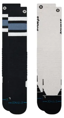 Produktbild von Stance Mid Poly Snow Over the Calf Ski Socken Black 2 Paar