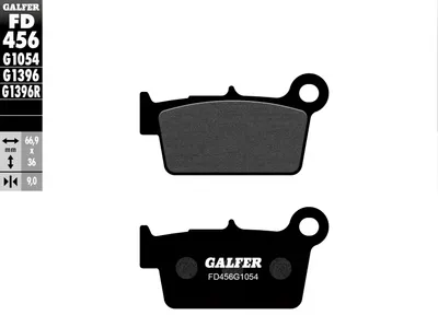 Produktbild von Galfer Bremsbeläge - Sintermetall