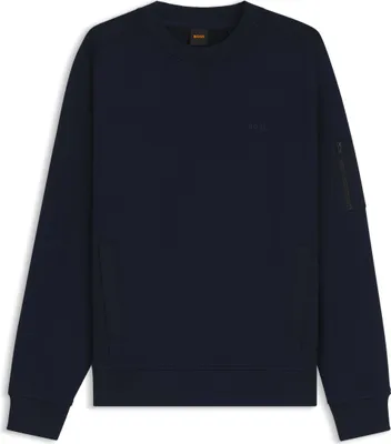 Produktbild von Boss Orange Pullover dunkelblau einfarbig