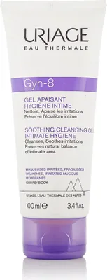 Zdjęcie produktu dla Uriage Gyn-8, Żel intymny, Damski, 100 ml, Tubka, AQUA (WATER, EAU) ● SODIUM LAURETH SULFATE ● SODIUM CHLORIDE ● SODIUM COCOAMPHOACETATE ●..., Soap
