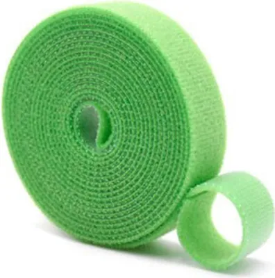 Zdjęcie produktu dla Organizator na kable Velcro 1m - Zielona KP28003