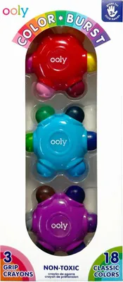 Produktbild von Ooly ergonomische Griff-Buntstifte Set - 18 Farben für Kinder
