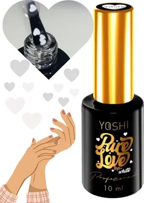 Obrázek produktu pro Yoshi Top Pure Love WHITE 10 ml / bílé srdce / 2528