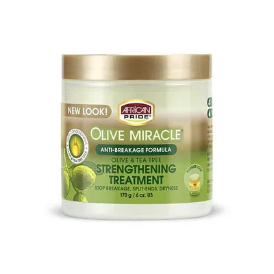 Zdjęcie produktu dla African Pride Olive Miracle Anti-Breakage Formula - zestaw 3 sztuk