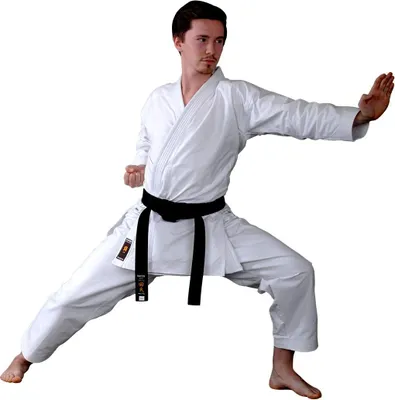 Produktbild von KAITEN Karateanzug Sovereign SLIM - Karate Gi weiß 10 oz Baumwolle - Hose mit Gummizug - Größe 190 cm
