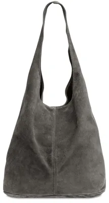 Produktbild von Caspar große Damen Wildleder Tasche Hobo Bag Shopper - CLASSIC LINE - Modell No.767 - Italy